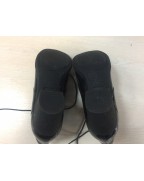 Ботинки женские Berkonty черные с черными шнурками размер 39 лакированные